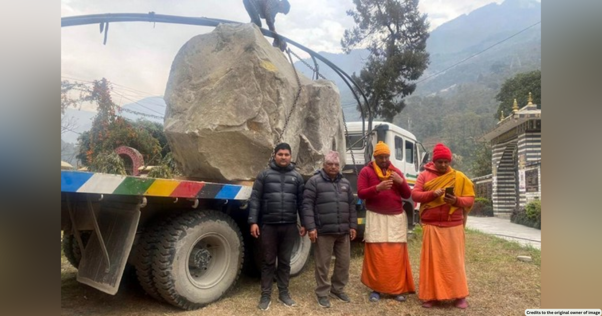 Nepal dispatches 2 Shaligram stones to Ayodhya for Ram, Janaki idols